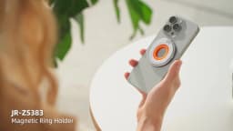 Joyroom Ring Phone Holder Colorful Magnetic Kickstand Silicone Ring Magnetic Phone Grip Holder Stand For iPhone 16 15 14 Pro Max