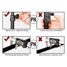 SH T-shaped Stand Backdrop Frame Aluminum Photography Photo Studio Green Background Support System for Video Chroma Key Screen