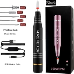 35000RPM Nail Drill Machine Portable Rechargeable Electric Nail File With HD LCD Display Professional Nail Polisher For Manicure