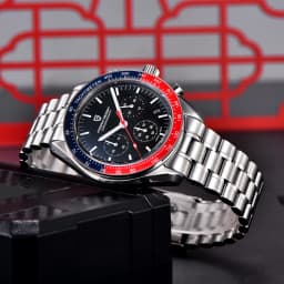 PAGANI DESIGN V5 Mens Quartz Watches Moon Luxury Chronograph Watch For Men Sapphire Waterproof Stainless Steel Reloj Hombre 2026