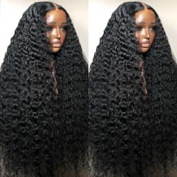 HD Transparent 250 Density 13x4 13x6 Water Deep Wave Frontal Wig 4x4 5x5 Closure Glueless Wig Ready To Wear 360 Lace Front Wig