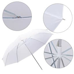 4PCS Soft Umbrella 33inch 83cm Photography Photo Pro Studio Softbox White Translucent for Photo Video Studio Shooting For flash