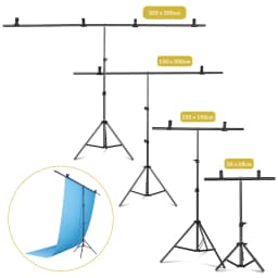 Photography Photo Studio T-Shape Backdrop Background Stand Frame Support System Kit For Video Chroma Key Green Screen With Stand