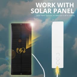 Zemismart Zigbee Roller Shade Driver Smart Rechargeable Blinds Motor Work with Tuya Support Solar Panel Alexa Google Home Yandex