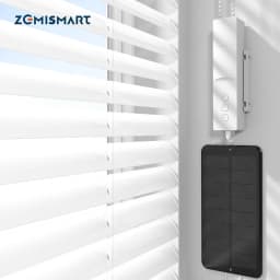 Zemismart Zigbee Roller Shade Driver Smart Rechargeable Blinds Motor Work with Tuya Support Solar Panel Alexa Google Home Yandex