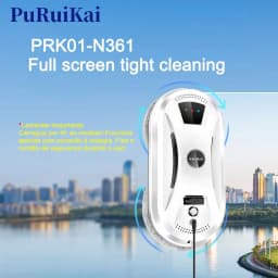 PuRuiKai Window Cleaning Robot High Suction Electric Window Cleaner Robot Anti-falling Remote Control Robot Vacuum Cleaner