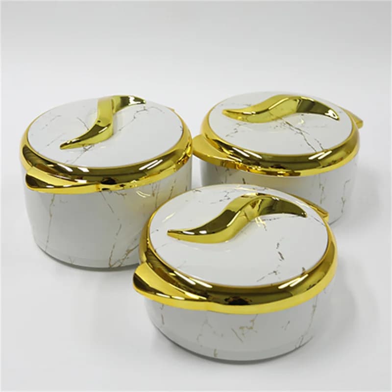 3pcs Food Warmer Storage Containers& Thermal Lunch Box Set 1.5/2/2.5L - Leakproof -Safe Affordable For African Muslim Families