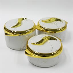 3pcs Food Warmer Storage Containers& Thermal Lunch Box Set 1.5/2/2.5L - Leakproof -Safe Affordable For African Muslim Families
