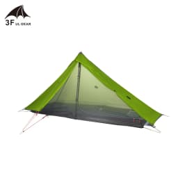 3F UL GEAR LanShan 1 Pro 1 Person Outdoor Ultralight Camping Tent 3/4 Season 230*80*125CM Two Side 20D Silnylon