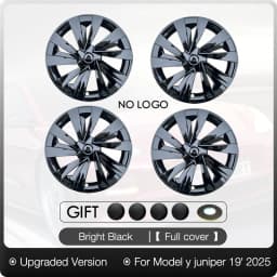 4PCS Wheel Cover 20 Inch for Tesla 2025 Model Y Juniper Performance Replacement Helix 2.0 Automobile HubCap Full Rim Accessories