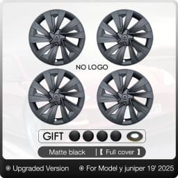 4PCS Wheel Cover 20 Inch for Tesla 2025 Model Y Juniper Performance Replacement Helix 2.0 Automobile HubCap Full Rim Accessories