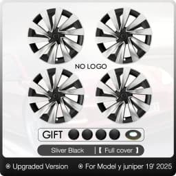 4PCS Wheel Cover 20 Inch for Tesla 2025 Model Y Juniper Performance Replacement Helix 2.0 Automobile HubCap Full Rim Accessories