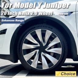 4PCS Wheel Cover 20 Inch for Tesla 2025 Model Y Juniper Performance Replacement Helix 2.0 Automobile HubCap Full Rim Accessories