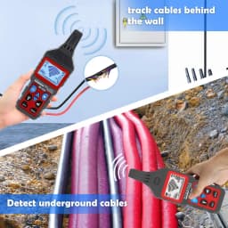 Noyafa NF-826 Underground Cable Tester Anti Interference Cable Tracker High&Low Voltage Cable Locator Underground Line Detector