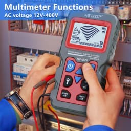 Noyafa NF-826 Underground Cable Tester Anti Interference Cable Tracker High&Low Voltage Cable Locator Underground Line Detector
