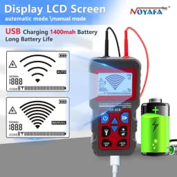 Noyafa NF-826 Underground Cable Tester Anti Interference Cable Tracker High&Low Voltage Cable Locator Underground Line Detector