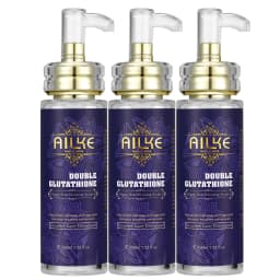 AILKE Double Glutathione Whitening Kit for Women, Hydration, Anti Dark Spots, Freckles, Hyperpigmentation, Even Skin Tone Set