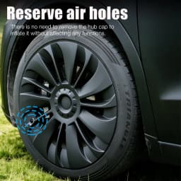 4PCS Hub Cap Car Replacement Wheel Cap 19 Inch Performance Automobile Hubcap Full Cover Accessories for Tesla Model Y 2023 2024