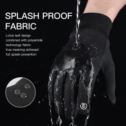 Outdoor Sports Autumn And Winter Men'S Anti-Splashing Warm And Windproof Women'S Touch Screen Bicycle Riding Cold-Proof Gloves