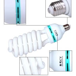 135W LED Lighting Bulbs Photography Video Light Lamp Light Bulb Daylight E27 Socket For Softbox Photo Video Studio