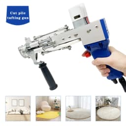 Upgrade 2 In 1 Tufting Gun Both Cut Pile And Loop Pile Electric Carpet Tufting Gun Hand Gun Carpet Weaving Flocking Machines