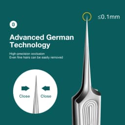 MR.GREEN Ingrown Hair Tweezers Needle Nose Pointed Tips Eyebrows Tweezers For Splinters Blackhead Removal Acne Clip Extractor