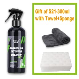 HGKJ S21 Neutral pH Car Cleaning Interior Parts Plastic Refreshing Liquid Leather Repair Dry Foam Cleaner Spray Foaming Agent