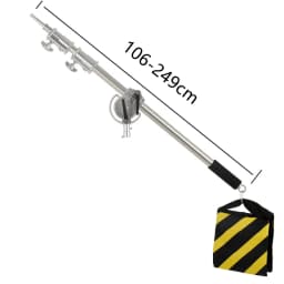 Cross Magic Boom Arm Stainless Steel Kit Aluminum Alloy Light Stand Weight Bag Photo Studio Accessories Extension Rod Big Tripod