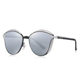 BARCUR Vintage Polarized Sunglasses Women Round Sun Glassess Ladies Cat Eye Women's Glasses