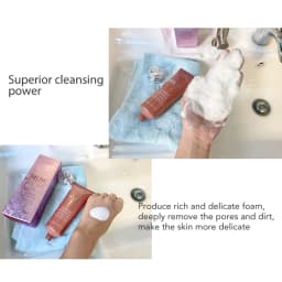 AILKE Rose Facial Cleanser, Women Whitening Moisturizing Cleaning Cleaner, Hydrating, Reduce Dark Spots, For All Skin Types