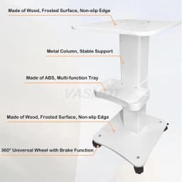 Hydrogen Oxygen Facial Machine With Beauty Salon Trolley Cart RF Lifting Tightening Blackhead Removal Facial Spa Rejuvenation