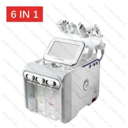 Hydrogen Oxygen Facial Machine With Beauty Salon Trolley Cart RF Lifting Tightening Blackhead Removal Facial Spa Rejuvenation
