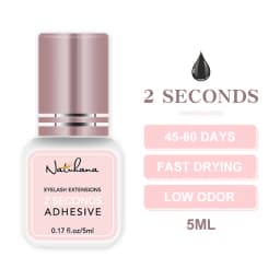 NATUHAHA 5ML Eyelash Glue Wholesale 0.5S Fast Dry Clear Lash Glue Storage False Eyelash Extensions Adhesive for Makeup Tools