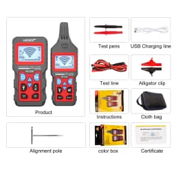 NOYAFA NF-826 Underground Cable Tester Wire Tracker Detect Wall Underground Cable Electrical Line Water and Gas Supply Pipeline