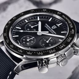 PAGANI DESIGN Moon Watch 40MM Dial Analog Chronograph Waterproof Analog Quartz Watch Men's Sapphire Dial Automatic Movement 2026
