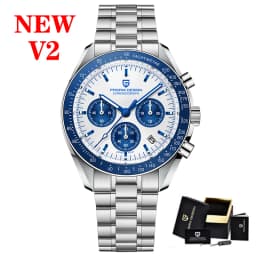 PAGANI DESIGN Moon Watch 40MM Dial Analog Chronograph Waterproof Analog Quartz Watch Men's Sapphire Dial Automatic Movement 2026