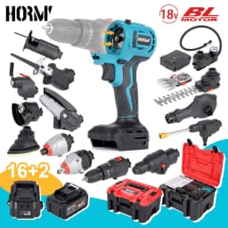 Brushless Multifunctional Tool Set Electric Screwdriver Electric Saw Water Gun Polishing Machine Reciprocating Saw Swinging Tool