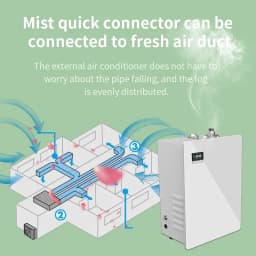 5000m³ Aromatic Diffuser Essential Oils Hotel Scenting Device Office Gym Etc Large Air Freshener Flavoring Home with WIFI HVAC