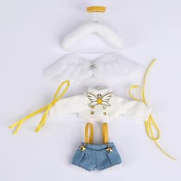 OB11 Clothes Lovely Cat's Paw Hoodie Cosplay Doll  Sweater Pants Suit for Obitsu 11,  GSC Body, Body9, 1/12bjd, YMY Doll Clothes