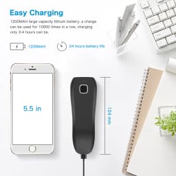 NETUM C750 Barcode Scanner Wireless Bluetooth Pocket USB 1D 2D for Inventory Barcode Reader for Tablet IOS Android-Fast Shipping