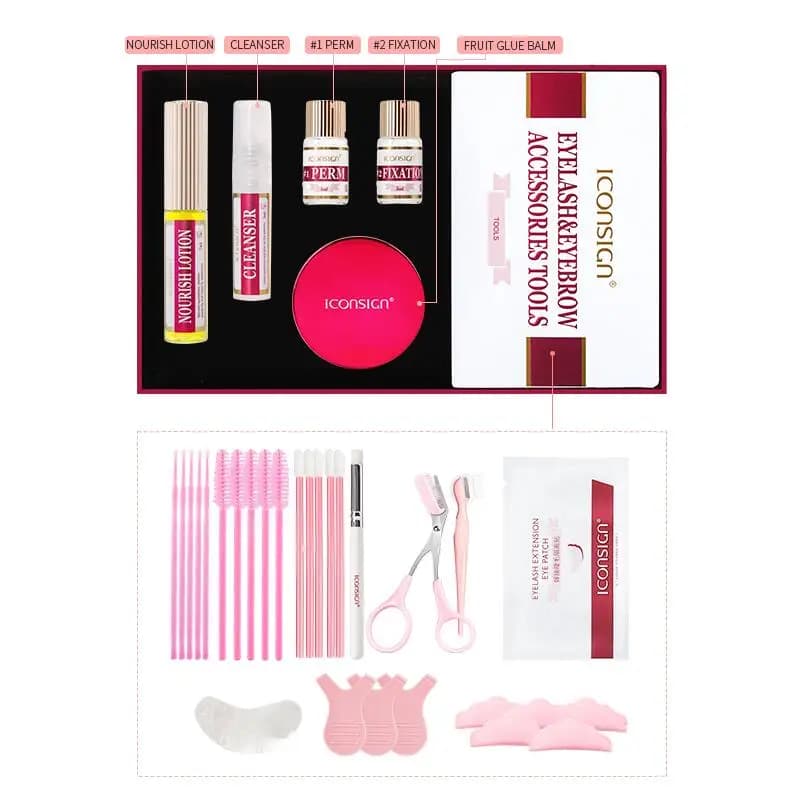 Dropshipping 2IN1 Eyelash Lifting Kit Fast Perming LASH & BROW Liftng Kit Lasting 6-8 Weeks Mascara Enhancer Makeup Tools