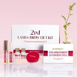 Dropshipping 2IN1 Eyelash Lifting Kit Fast Perming LASH & BROW Liftng Kit Lasting 6-8 Weeks Mascara Enhancer Makeup Tools