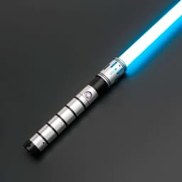 TXQSABER Heavy Dueling RGB / Neo Pixel Smooth Lightsaber Colors Changing Metal Hilt Lock up Blaster Jedi Sword Kids Toys