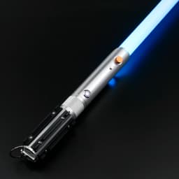 TXQSABER Heavy Dueling RGB / Neo Pixel Smooth Lightsaber Colors Changing Metal Hilt Lock up Blaster Jedi Sword Kids Toys