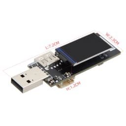 LILYGO® T-Dongle ESP32-S2 Development Board Wireless WIFI Module OTG Male Female Interface 1.14 inch LCD Display Support TF Card