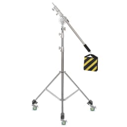 2/3m Stainless Steel Telescopic Rod, can be UIsed with 2.8m/3.2m tripod to Form Photography Frame Super Stable Loading