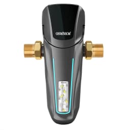 OSWNKW-08Pre Filter Purifier Whole House Spin Down Sediment Water Filter Central Prefilter System Backwash Stainless Steel Mesh