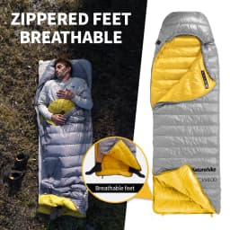 Naturehike CW400 CW700 Sleeping Bag Lightweight Duck Down Winter Thick Warm Ultralight Outdoor Hiking Camping Travel Equipment