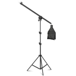 Tripod for Softbox Light Stand Photo Studio 2M with 1.4M Boom Arm Flexible Sandbag Supporting Lighting Photography Phone Flash