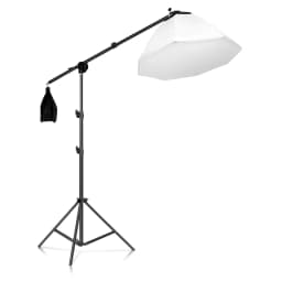 Tripod for Softbox Light Stand Photo Studio 2M with 1.4M Boom Arm Flexible Sandbag Supporting Lighting Photography Phone Flash